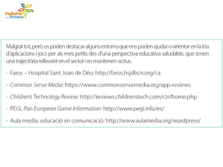 Infants i noves tecnologies 