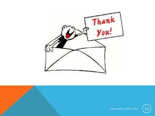 Pooja Jassani | AP110 | 2012 15
 