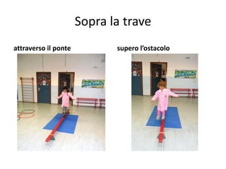 Sopra la trave
attraverso il ponte supero l’ostacolo
 