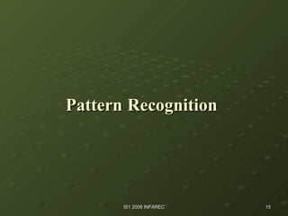 Pattern   Recognition   