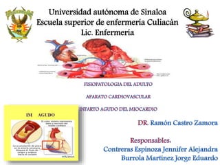 Universidad autónoma de Sinaloa
Escuela superior de enfermería Culiacán
Lic. Enfermería
 