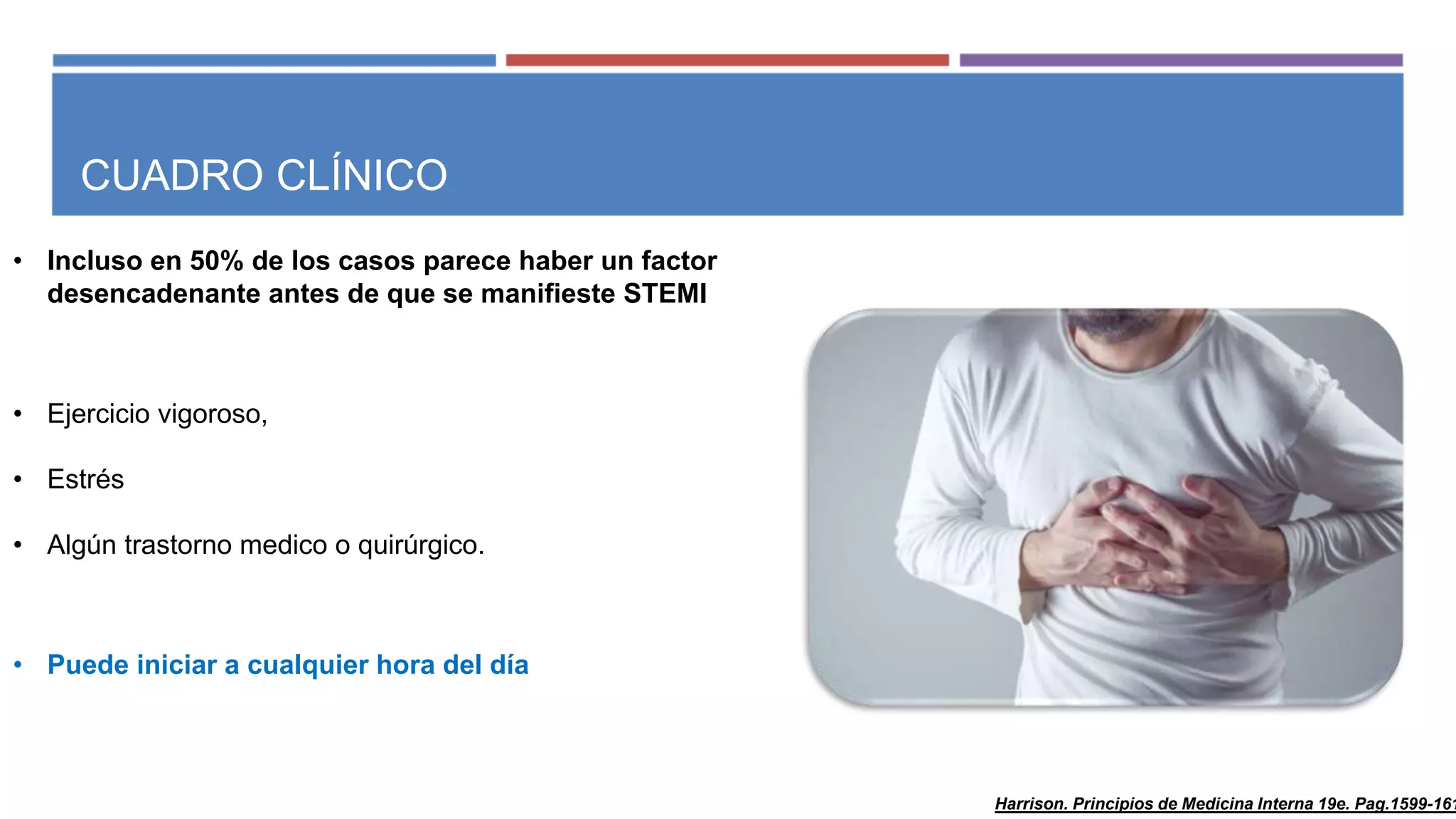 Infarto agudo al miocardio con elevacion del segmento st | PPT