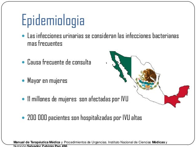 Epidemiologia De Las Infecciones De Vias Urinarias En Mexico