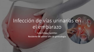 Infección de vías urinarias en
el embarazo
Celia Ortega Santillán
Residente de primer año de ginecología
 