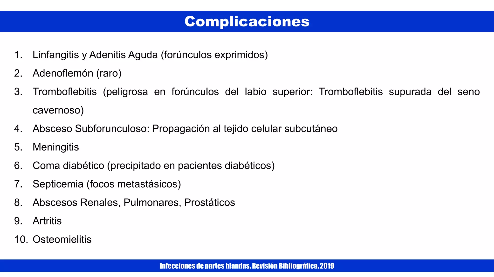Infeccion de partes blandas final | PPTX