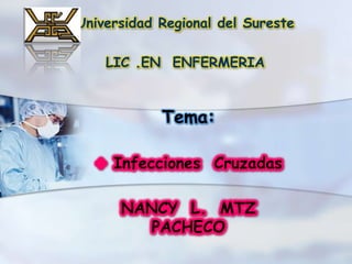 Universidad Regional del Sureste,[object Object],LIC .EN  ENFERMERIA,[object Object],Tema: ,[object Object],[object Object],NANCY  L.  MTZ  PACHECO,[object Object]