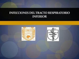 INFECCIONES DEL TRACTO RESPIRATORIO
             INFERIOR
 