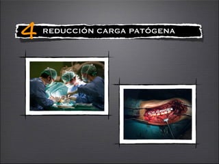 !
REDUCCIÓN CARGA PATÓGENA
4
 