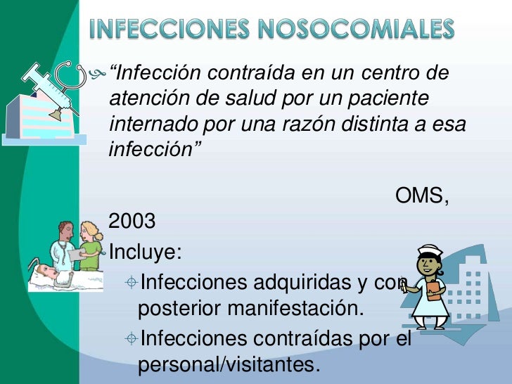 Resultado de imagen para enfermedades nosocomiales pdf