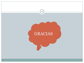 22
GRACIAS
 