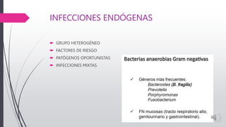 Infecciones por anaerobios INFECTOLOGIA MEDICINA | PPTX
