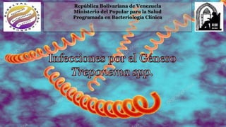 República Bolivariana de Venezuela
Ministerio del Popular para la Salud
Programada en Bacteriología Clínica
 