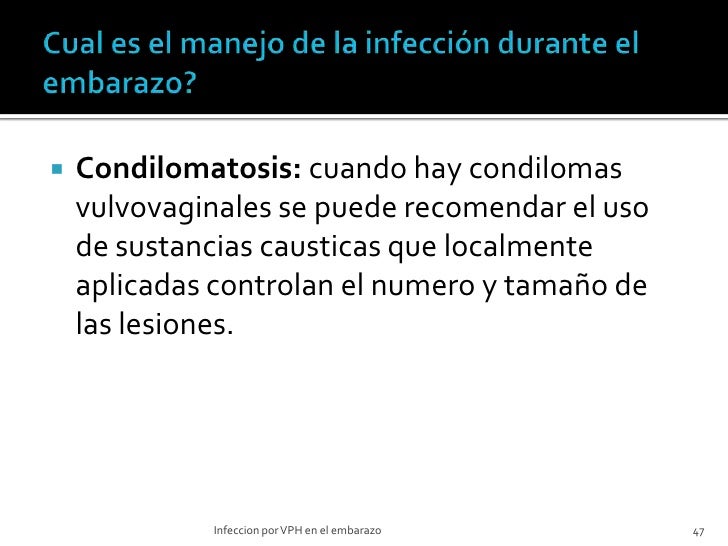 Infecciones Por Vph En El Embarazo
