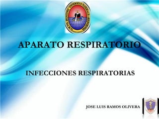 APARATO RESPIRATORIO INFECCIONES RESPIRATORIAS JOSE LUIS RAMOS OLIVERA 