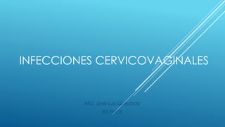 INFECCIONES CERVICOVAGINALES 
MD. José Luis Quezada 
R3 PUCE 
 