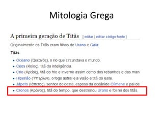 Mitologia Grega
 