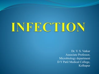 Dr. V. S. Vatkar
Associate Professor,
Microbiology department
D Y Patil Medical College,
Kolhapur
 