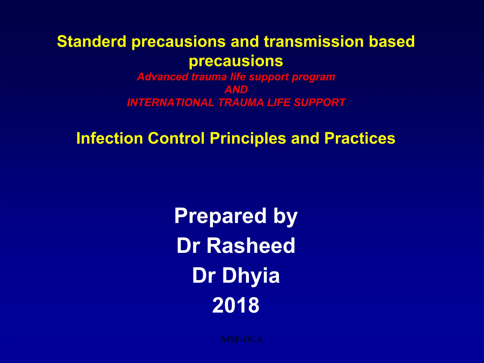 infectioncontrol _ standard precautions and transmission based