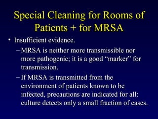 Clean Mrsa Infection Control Practices Under the Microscope | PPT