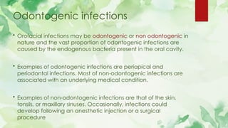 Infection and Facial spaces of oral cavity | PPTX