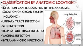 Infection & Classification of microorganisms.pptx