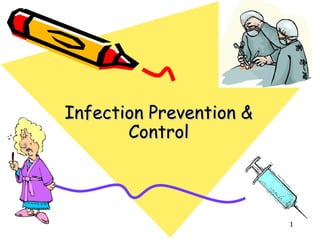 1
Infection Prevention &Infection Prevention &
ControlControl
 