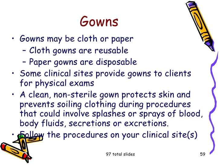 Is it normal to remove your gown during a physical exam?