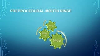 PREPROCEDURAL MOUTH RINSE

 