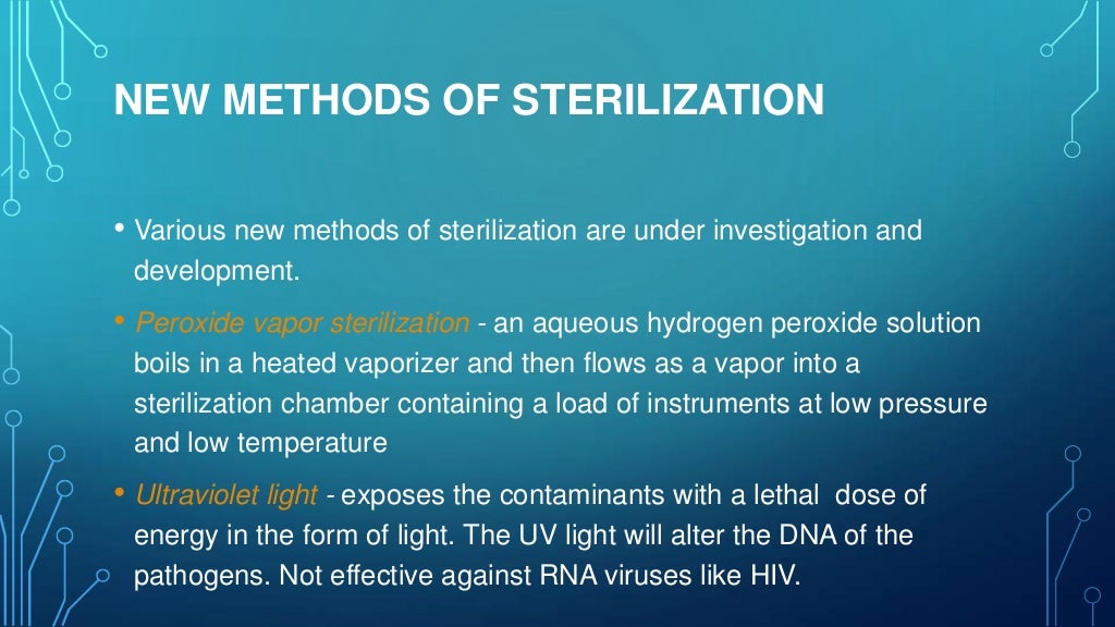 sterilization in dentistry/Infection control