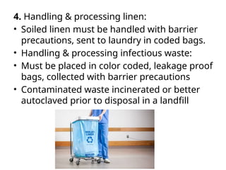 Linen Rinse Method Infection Control Infection control, modes, methods, standard precautions | PPTX