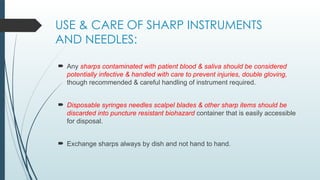 infection control.powerpoint presentation. | PPTX