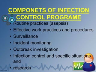 Infection control and safety measurs | PPTX