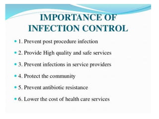 Infection control and standard safety measures | PPTX