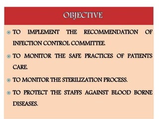 Infection control and standard safety measures | PPTX