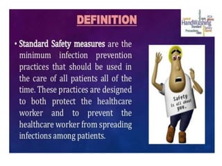 Infection control and standard safety measures | PPTX