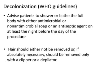 Infection control and surgical wound complications (1) (1) | PPTX