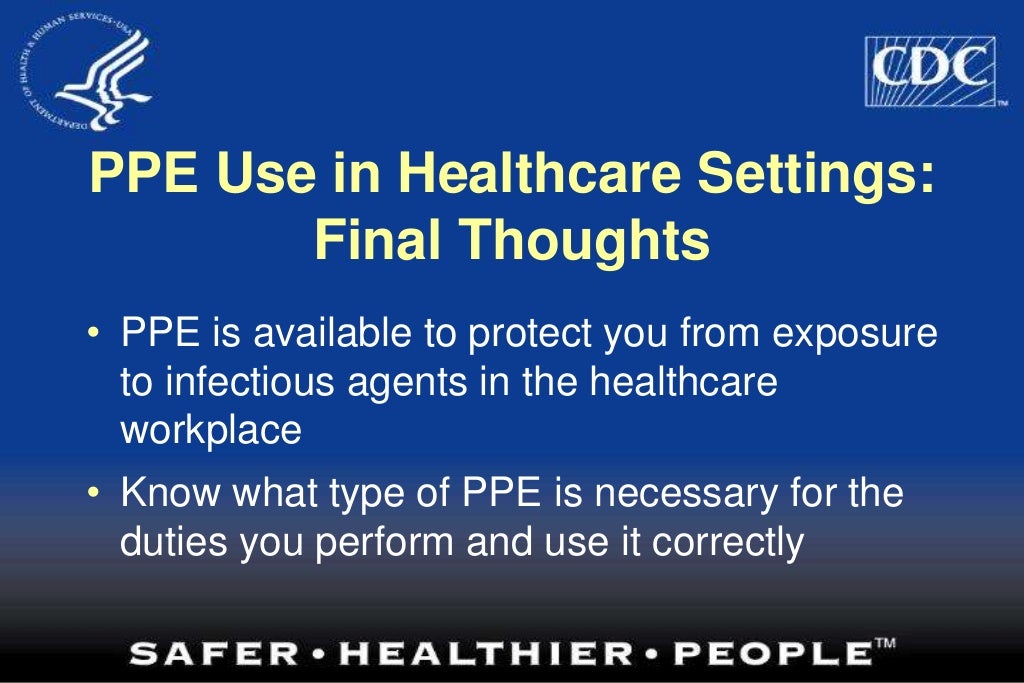 Infection control cdc