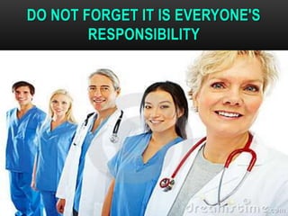 DO NOT FORGET IT IS EVERYONE'S
RESPONSIBILITY
DR.T.V.RAO MD 32
 