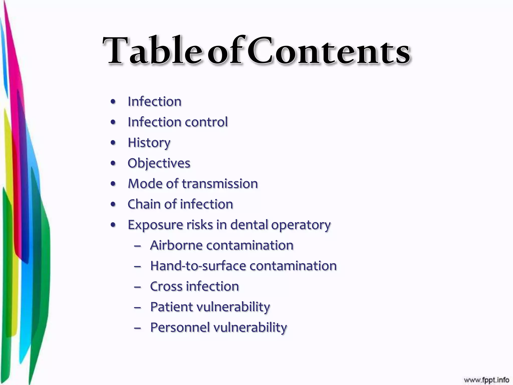 Infection controle in dentistry | PPTX