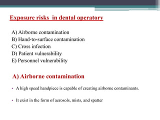 Infection control in conservative dentistry & endodontics with | PPTX