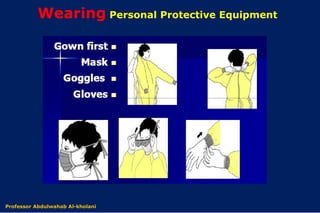 Wearing Personal Protective Equipment
Dr. Abdulwahab Al-kholaniProfessor Abdulwahab Al-kholani
 