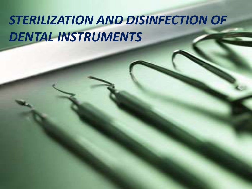 Infection control in dentistry