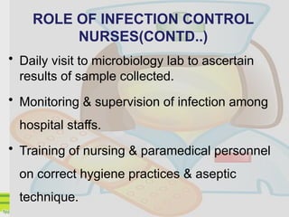 infection control in Intensive Care Units | PPTX