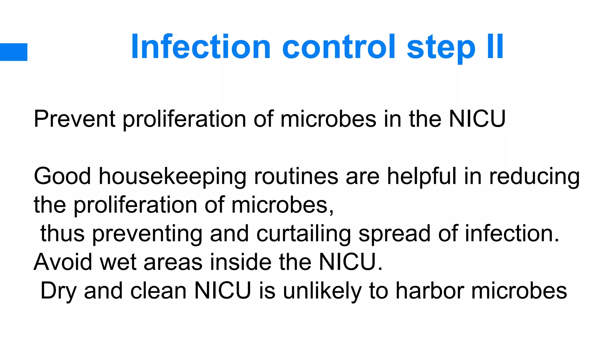 Infection control in nicu | PPTX