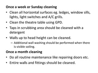 Infection Control In Operating Theatres Pptx