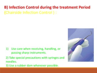 Infection control in the dental clinic | PPTX