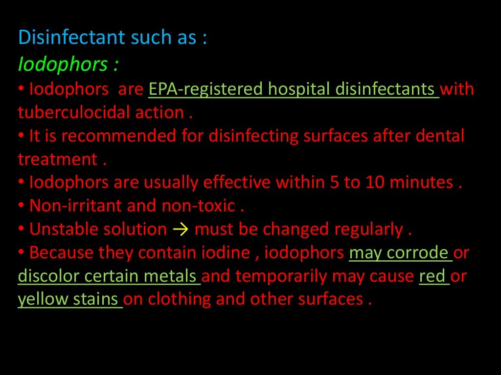 Infection control in the dental clinic
