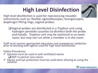 High Level Procedure Infection Control_KPOC Specific_Student Module.ppt