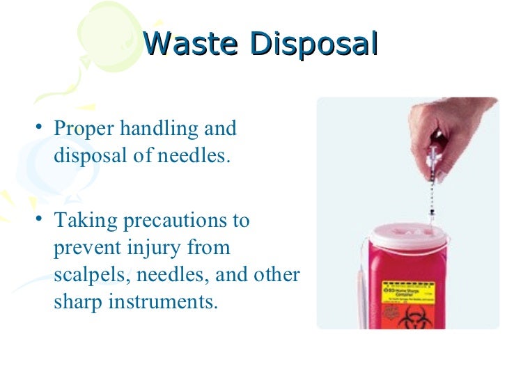 Infection control measures