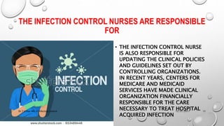 INFECTION CONTROL NURSE changing role in health care by Dr.T.V.Rao MD ...